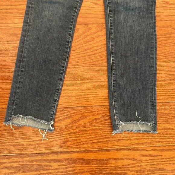 PAIGE Denim Skyline Ankle Peg Jeans Size 27 Raw Hem - Picture 8 of 12